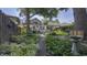 Backyard and home view from brick path at 622 N Dequincy St, Indianapolis, IN 46201