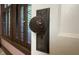 Close-up of an antique doorknob and door frame, highlighting classic architectural detail at 622 N Dequincy St, Indianapolis, IN 46201