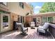 Great outdoor space with comfortable patio furniture, perfect for entertaining guests or relaxing outdoors at 7250 Royal Oakland Dr, Indianapolis, IN 46236