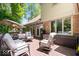 Enjoy outdoor living on this wooden deck featuring comfortable seating and outdoor views at 7250 Royal Oakland Dr, Indianapolis, IN 46236
