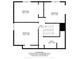 Upstairs floor plan features multiple bedrooms, closets and a full bath for comfortable and private living at 7250 Royal Oakland Dr, Indianapolis, IN 46236