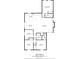 Detailed floor plan of the 1624 sq ft home, highlighting the layout of bedrooms, bathrooms, kitchen, and living spaces at 734 Summitcrest Dr, Indianapolis, IN 46241