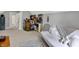 Bonus room provides ample space for relaxation and storage, complete with a futon at 9690 Irishmans Run Ln, Zionsville, IN 46077