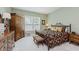 Comfortable bedroom featuring stylish furnishings and decor at 10725 Crum Ct, Fishers, IN 46037