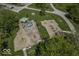 Aerial view of playground at 1119 Albemarle Cir, Noblesville, IN 46062
