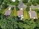 An aerial view highlights this well-maintained property with a spacious backyard, perfect for outdoor enjoyment at 1119 Albemarle Cir, Noblesville, IN 46062