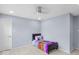 Neutral-toned bedroom featuring a twin bed at 1119 Albemarle Cir, Noblesville, IN 46062