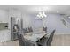 Bright eat-in kitchen features a large dining table at 1119 Albemarle Cir, Noblesville, IN 46062