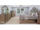 Spacious main bedroom suite with neutral carpet, recessed lighting, and traditional wood furniture at 1119 Albemarle Cir, Noblesville, IN 46062
