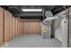 Unfinished basement area with mechanicals and stud walls at 1149 E 56Th St, Indianapolis, IN 46220