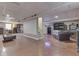 Spacious basement with gray walls, brown floor, and access to the upper floor at 1225 Berrywood Dr, Greenwood, IN 46143