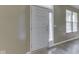 Inviting entryway with a white front door and window letting in light at 1225 Berrywood Dr, Greenwood, IN 46143