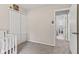 Neutral-toned bedroom with closet and attached bath at 1260 Easton Point Dr, Greenwood, IN 46142