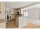 Open concept eat-in kitchen area with breakfast bar at 13172 Duval Dr, Fishers, IN 46037