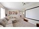 Large living room space with home theatre and neutral decor at 14754 Drayton Dr, Noblesville, IN 46062