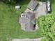 Bird's eye view of a home showing the roof, landscaping, and driveway at 3942 Senour Rd, Indianapolis, IN 46239