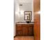 Bathroom with custom vanity at 3948 S Woodfield Dr, New Palestine, IN 46163