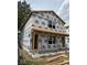 New construction showing the bare framing of the new building at 420 S Hamilton Ave, Indianapolis, IN 46201