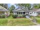 Charming bungalow with a well-maintained front yard, shrubbery, and inviting front entry at 5209 E North St, Indianapolis, IN 46219