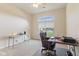 Functional home office with a large window at 5220 Orahood Ct, Plainfield, IN 46168