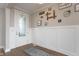 Charming foyer with natural light and decorative wall elements at 5351 Rose Dr, Zionsville, IN 46077