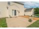 Cozy patio area in the backyard, ideal for relaxing and enjoying the outdoors at 6045 Copeland Mills Ct, Indianapolis, IN 46221