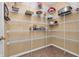 Pantry area filled with shelving, offering plenty of storage for food and kitchen essentials at 6045 Copeland Mills Ct, Indianapolis, IN 46221