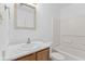 Bathroom featuring vanity sink, toilet, and tub at 618 Stobus Dr, Greenwood, IN 46143