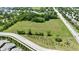 Aerial view of large vacant land lot at 6637 E County Road 600 S, Plainfield, IN 46168