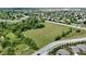 Aerial view of large vacant land lot at 6637 E County Road 600 S, Plainfield, IN 46168