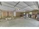 An interior view of the garage showing all of the storage capacity at 6637 E County Road 600 S, Plainfield, IN 46168