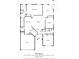 Detailed floor plan showcasing the layout, dimensions, and room locations of this 2,094 square foot home at 6656 Easy St, Fishers, IN 46038