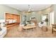 Inviting living room with stylish furnishings and an open view to the dining area at 6656 Easy St, Fishers, IN 46038