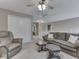 Carpeted landing with access to bedrooms and living areas at 8415 Alcona Dr, Indianapolis, IN 46237