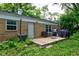 Deck and patio area for outdoor activities and entertaining in the backyard at 8540 E 37Th Pl, Indianapolis, IN 46226