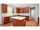 Well-appointed kitchen with stainless steel appliances, ample counter space, and a functional center island at 8578 Nolan Dr, Fishers, IN 46038