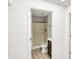 Bathroom featuring a shower and bathtub combination, with a view of the commode and sink at 944 Briar Patch Ln, Greenwood, IN 46142