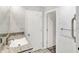 Bathroom featuring a sink with granite countertop and white cabinets at 944 Briar Patch Ln, Greenwood, IN 46142