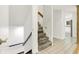 Hallway featuring tile flooring and a staircase at 944 Briar Patch Ln, Greenwood, IN 46142