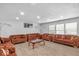Spacious living room with wood floors and recessed lighting at 951 Curlew Ln, Greenwood, IN 46143