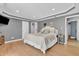 Main bedroom featuring recessed lighting and hardwood floors at 10174 N County Road 471 E, Pittsboro, IN 46167