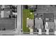 Birds eye view of the property highlighting the lot lines and yard at 10917 Hunter Lake Ln, Indianapolis, IN 46239