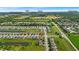 Aerial shot pinpointing house location, close to shopping, school, and parks at 10917 Hunter Lake Ln, Indianapolis, IN 46239