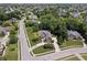 Aerial view of a beautiful home with lush landscaping in a serene neighborhood at 14027 Waterway Blvd, Fishers, IN 46040