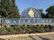 Waterscape community sign surrounded by lush landscaping at 20876 Waterscape Way, Noblesville, IN 46062