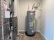 A well-maintained hot water tank and furnace are ready for a new homeowner at 2232 Warbler St, Danville, IN 46122