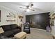 Cozy living room with comfortable seating and unique decor at 2315 Elm Swamp Rd, Lebanon, IN 46052