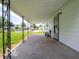 Covered back porch or patio area, great for relaxing and entertaining at 3101 Gerrard Ave, Indianapolis, IN 46224