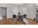 Bright dining area with glass table and modern chairs at 329 Parkway Ave, Indianapolis, IN 46225