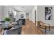 Spacious open kitchen featuring stainless steel appliances and island at 329 Parkway Ave, Indianapolis, IN 46225